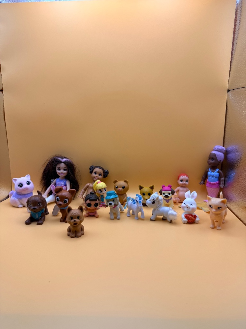 Mixed Dolls Animals & LOL Surprise Toy Lot Barbie Unicorn Pets Bundle